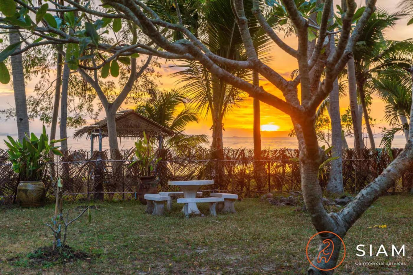 The Wooden Beach House 3Br - Sunset Beach Garden Taling Ngam Beach Buitenkant foto