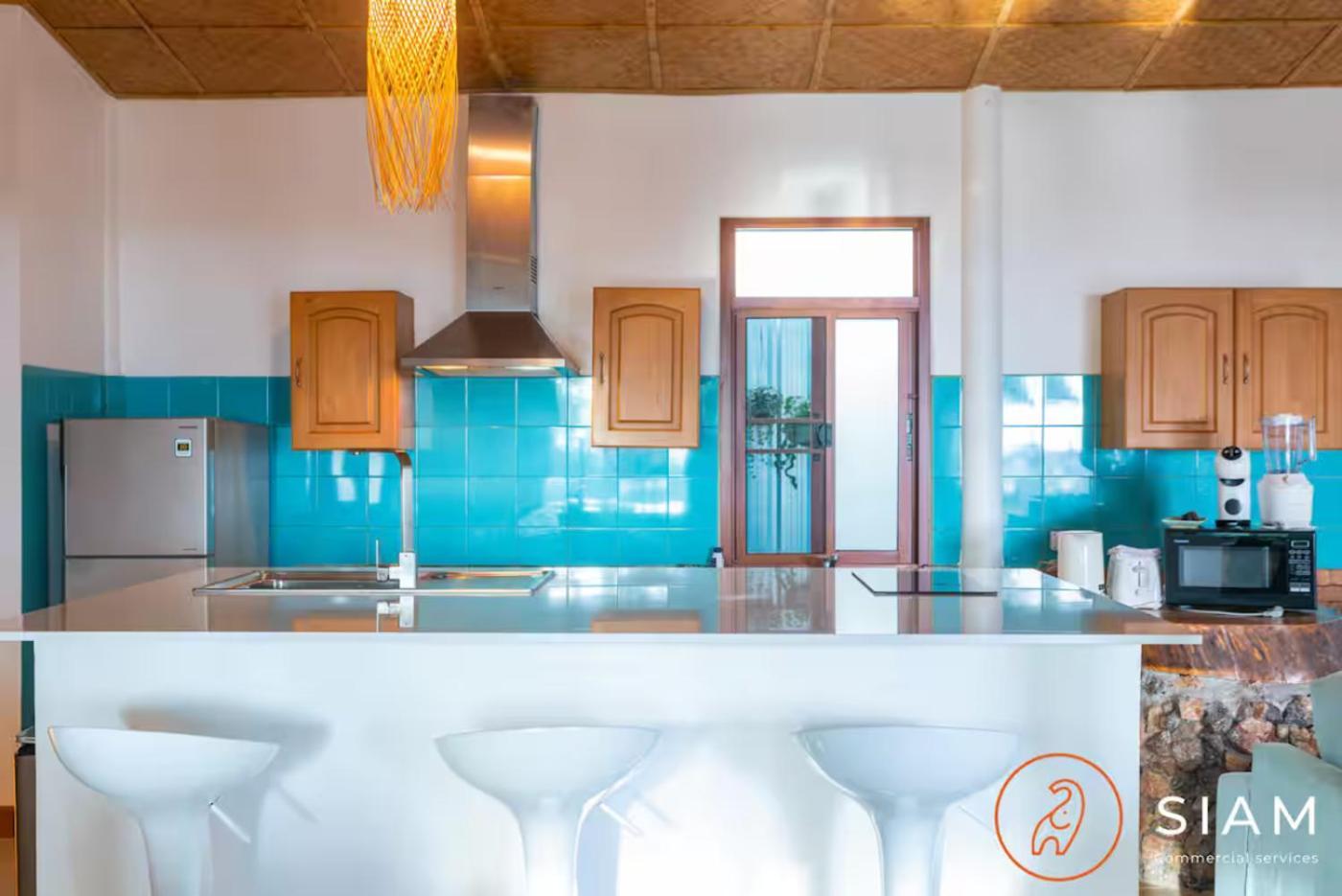 The Wooden Beach House 3Br - Sunset Beach Garden Taling Ngam Beach Buitenkant foto