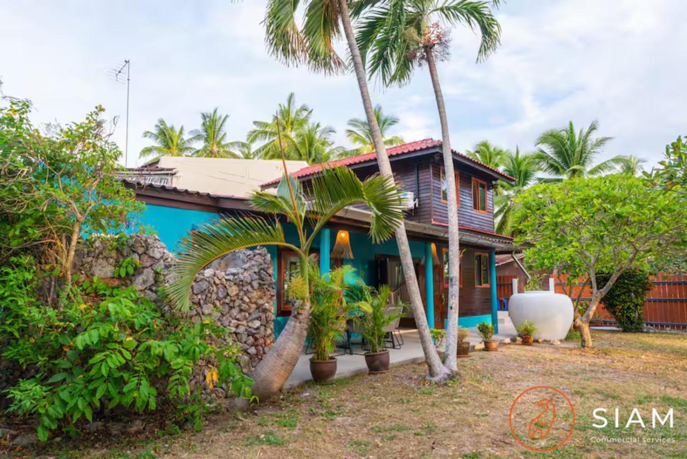 The Wooden Beach House 3Br - Sunset Beach Garden Taling Ngam Beach Buitenkant foto
