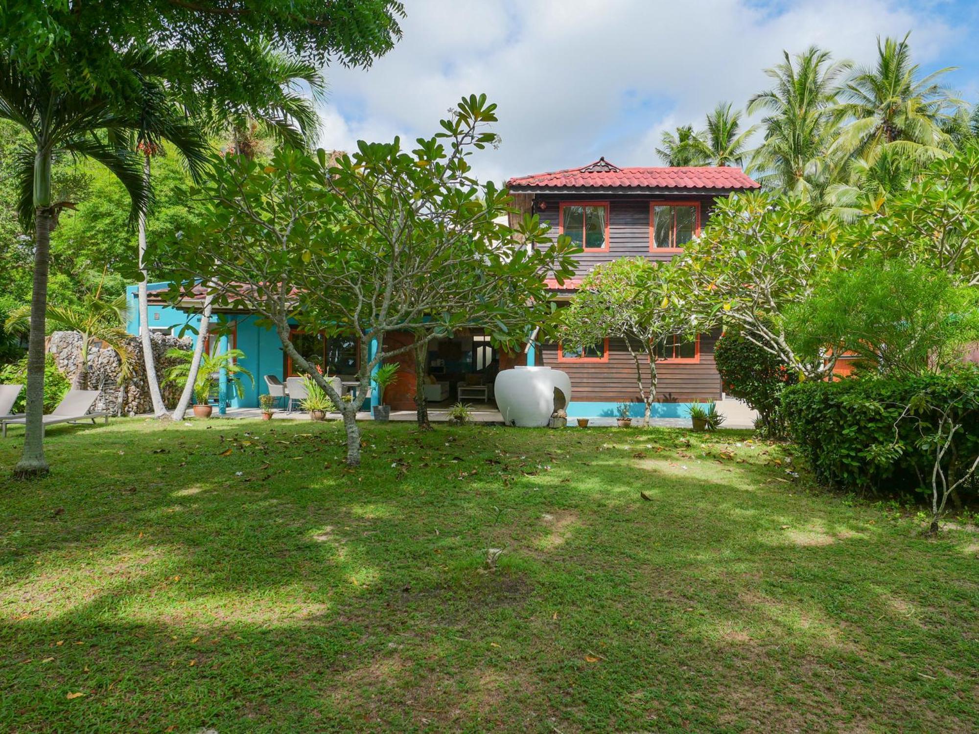 The Wooden Beach House 3Br - Sunset Beach Garden Taling Ngam Beach Buitenkant foto