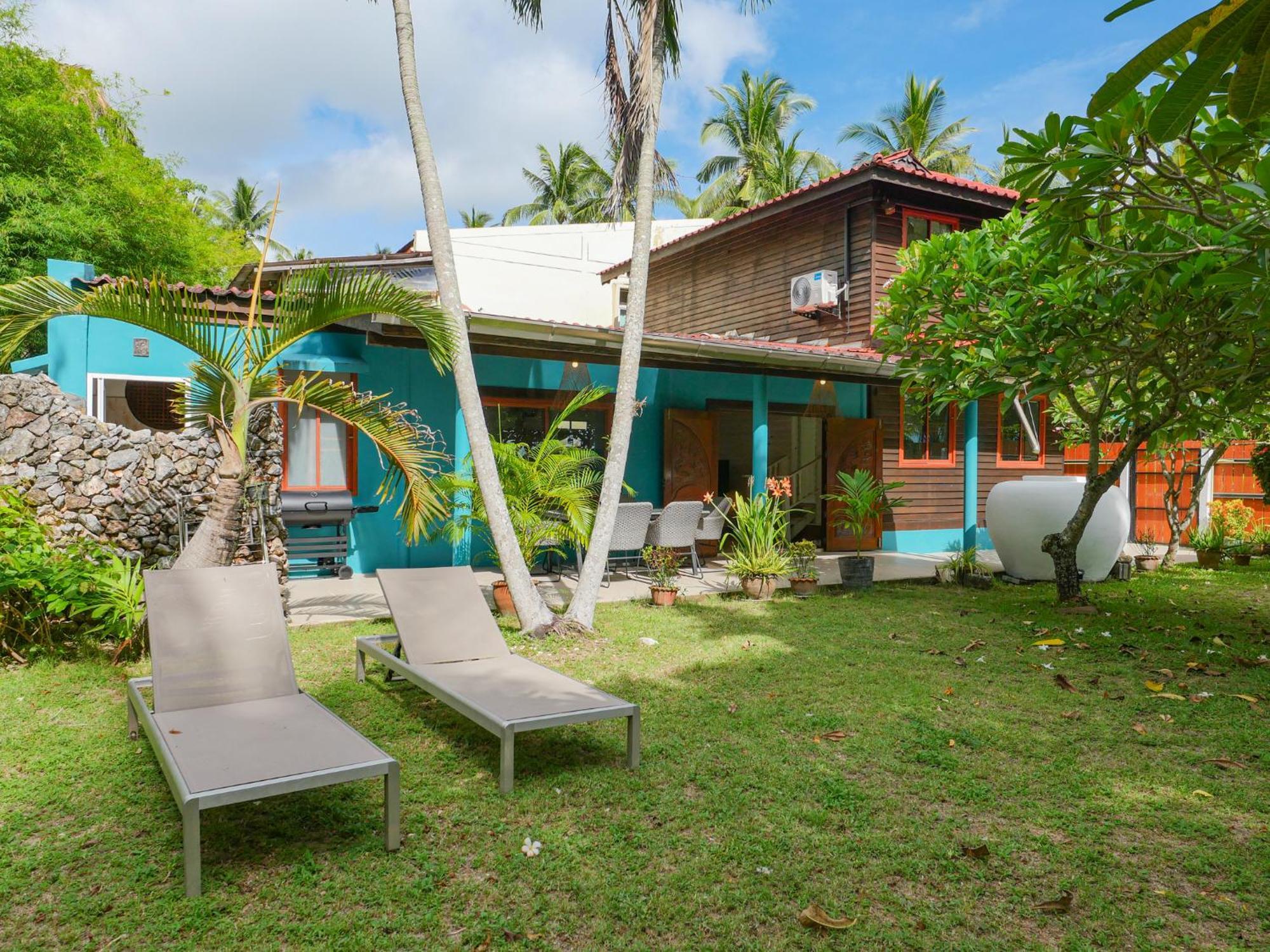 The Wooden Beach House 3Br - Sunset Beach Garden Taling Ngam Beach Buitenkant foto